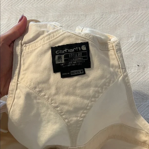 Carhartt Off-White Bib Overalls - Picture 4 of 5